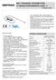 MELT PRESSURE TRANSMITTERS K7 SERIES PERFORMANCE LEVEL c