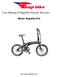 User Manual of Bagibike Electric Bicycles