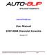 AUTO-BLiP.   User Manual Chevrolet Corvette. Version 1.2
