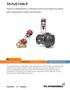 Pressure independent combined control and balancing valves with independent EQM characteristics