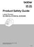Product Safety Guide QL-800/QL-810W/QL-820NWB