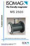 MS 2500 FLANGED SENSOR WITH A WIDE RANGE OF FLANGE SIZES. Warranty conditions are available on this website:   only in English version