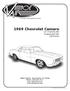 1969 Chevrolet Camaro with Factory Air Evaporator Kit (564169)