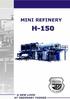 MINI-REFINERY. PINTER WORKS 171/1/177 Rákóczi str., Kecel H Tel Fax