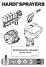 RECEIVER HITCH SPRAYER. Operator's Manual (04/04)