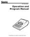 ER-230 Series Operation and Program Manual