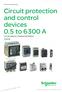 Circuit protection and control devices 0.5 to 6300 A