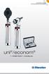 INSTRUMENTS FOR ENT OPHTHALMOLOGICAL INSTRUMENTS. uni /econom. The reliable classic for everyday use.