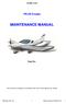 CR-MM PS-28 Cruiser MAINTENANCE MANUAL. Copy No.: This document is prepared in accordance with the AP DOA Approval No. AP332.