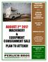AUGUST 2 ND 2017 MACHINERY & EQUIPMENT CONSIGNMENT SALE