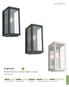 Anglesea 3000K IP. Exteriors. Black finish I Bronze finish I 316 Stainless Steel finish I Clear glass.   Vertical mount only