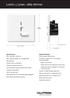 Lutron l LyneoTM. slide dimmer. Special features
