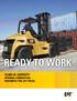 READY TO WORK 15,500 LB. CAPACITY INTERNAL COMBUSTION PNEUMATIC TIRE LIFT TRUCK