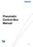 Pneumatic Control Box Manual I630-E-01 1