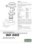 SD 582. Mounting Instructions. Note! Warning! SD 502 Mounting Kit for Husqvarna TC250/449/450, TE250/310/449/450/510. To be used together with SD 502.