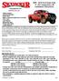 Ford Super Duty 4-8.5 Suspension Lift Installation Instructions