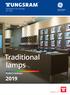Innovation is our heritage EST European Producer Lighting Solutions. Traditional lamps. Product catalogue. tungsram.com
