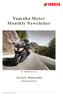 Yamaha Motor Monthly Newsletter