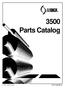 3500 Parts Catalog. 1996, A.B.Dick Company P/N (REV.0)