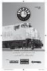 Lionel ES44AC Diesel Locomotive Owner s Manual