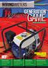 GAME GENERATION WIRINGMATTERS. The Institution of Engineering and Technology. Operation of portable generators