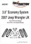 3.0 Economy System 2007 Jeep Wrangler JK Part # FTS Dr Wrangler Part # FTS Dr Unlimited Wrangler