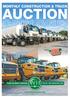 Guideline for the auction MONTHLY CONSTRUCTION & TRUCK AUCTION