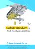 CABLE TROLLEY. The C-Track System-Light Duty
