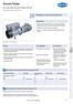 Vacuum Pumps. Oil-Lubricated Vacuum Pumps EVE-OG. Suction rate from 10 m³/h to 255 m³/h. Suitability for Industry-Specific Applications Schmalz -