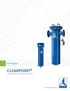 Air Filtration CLEARPOINT. energy saving compressed air filtration. Truth in Compressed Air.