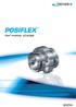 POSIFLEX. Gear couplings
