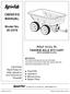 Model No POLY 15 Cu. Ft. TANDEM AXLE ATV CART (WITH DIVIDER SLOTS) CAUTION: Read Rules for Safe Operation and Instructions Carefully