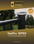 DekPro EFFEX. Post Cap and Lighting Guide.