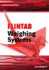 Working for the perfect scale FLINTAB. Weighing. Systems. premium edition.