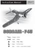 Instruction Manual. Wingspan : 1670mm. : 3400gr gr. : 61/75 two stroke. : 5 servo + 1 servo retract / 6 channel