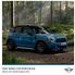 THE MINI COUNTRYMAN. PRICE LIST. FROM MARCH 2019.