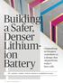 Building a Safer, Denser Lithiumion Battery