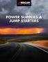 POWER SUPPLIES & JUMP STARTERS