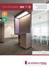 CLIP-IN SILENCE. Glass partition and door system for acoustic insulation SYSTEMS