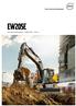 EW205E. Volvo Wheeled Excavators t 175 hp