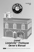 Lionel Lionelville Firehouse Owner s Manual