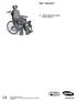 Rea Clematis. Manual wheelchair passive Service Manual