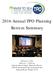 2016 Annual TPO Planning Retreat Summary