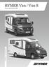 HYMER Van /Van S. Price list valid from HYMER Van / Van S Great Britain