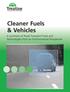 Cleaner Fuels & Vehicles A summary of Road Transport Fuels and Technologies from an Environmental Perspective