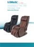 InstaShiatsu + MC-750 Massage Chair. Instruction Manual