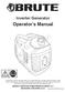 Inverter Generator. Operator s Manual