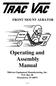 Operating and Assembly Manual