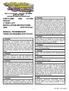CHEVY/GMC /2-TON PICKUP 3 BODY LIFT INSTALLATION INSTRUCTIONS 2006 KIT# PA10163 MANUAL TRANSMISSION VEHICLES REQUIRE KIT# PA4701