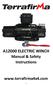 A12000 ELECTRIC WINCH. Manual & Safety Instructions.